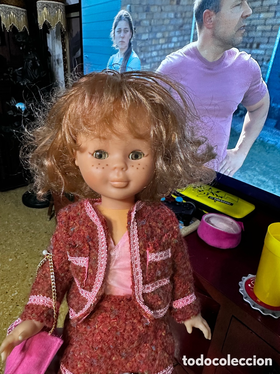 Rara Nancy 80 pecas pelo rizado y flequillo originales