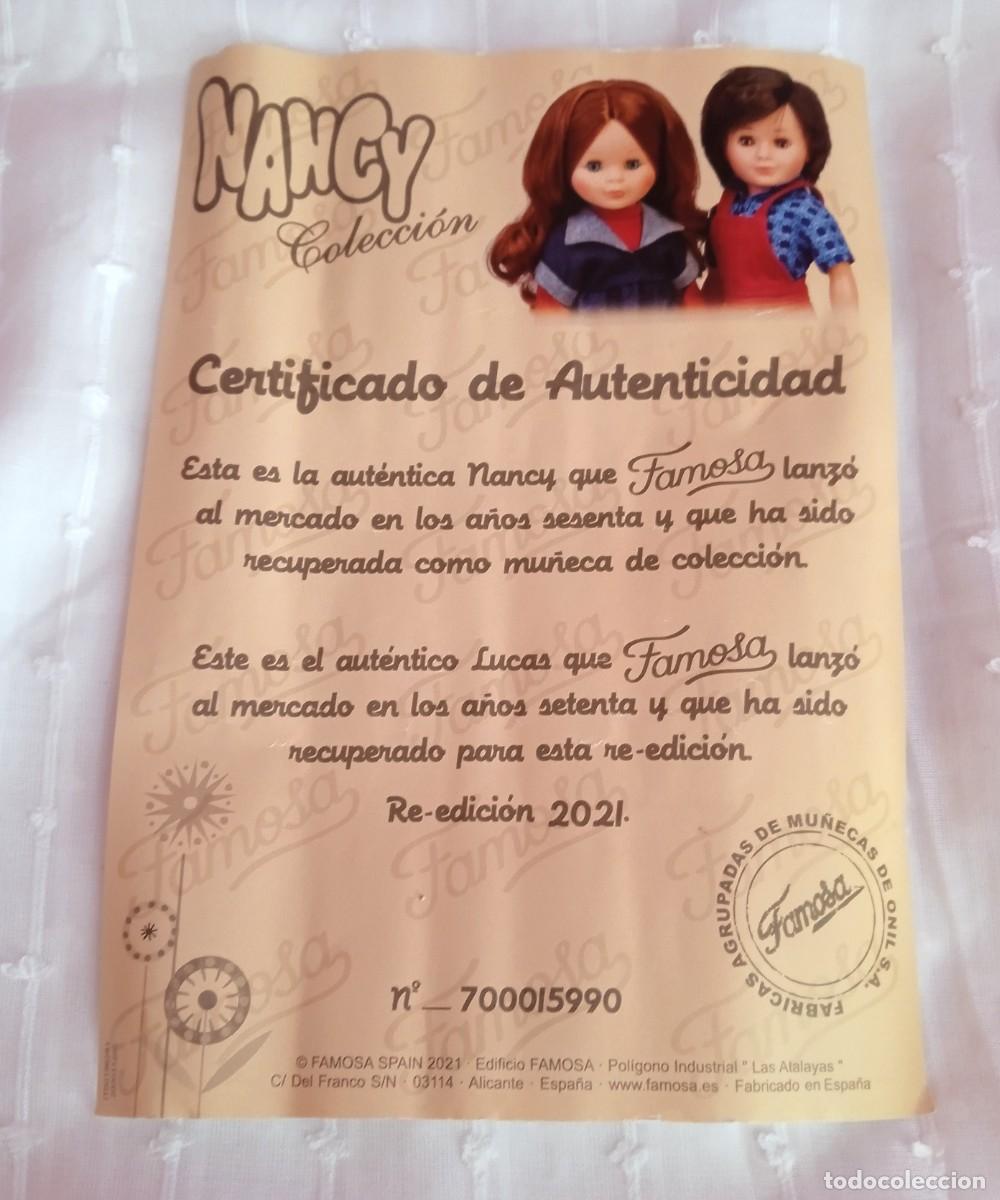 Mu&ntilde;ecas Nancy y Lucas: LOTE 2 CERTIFICADOS NANCY - Foto 3