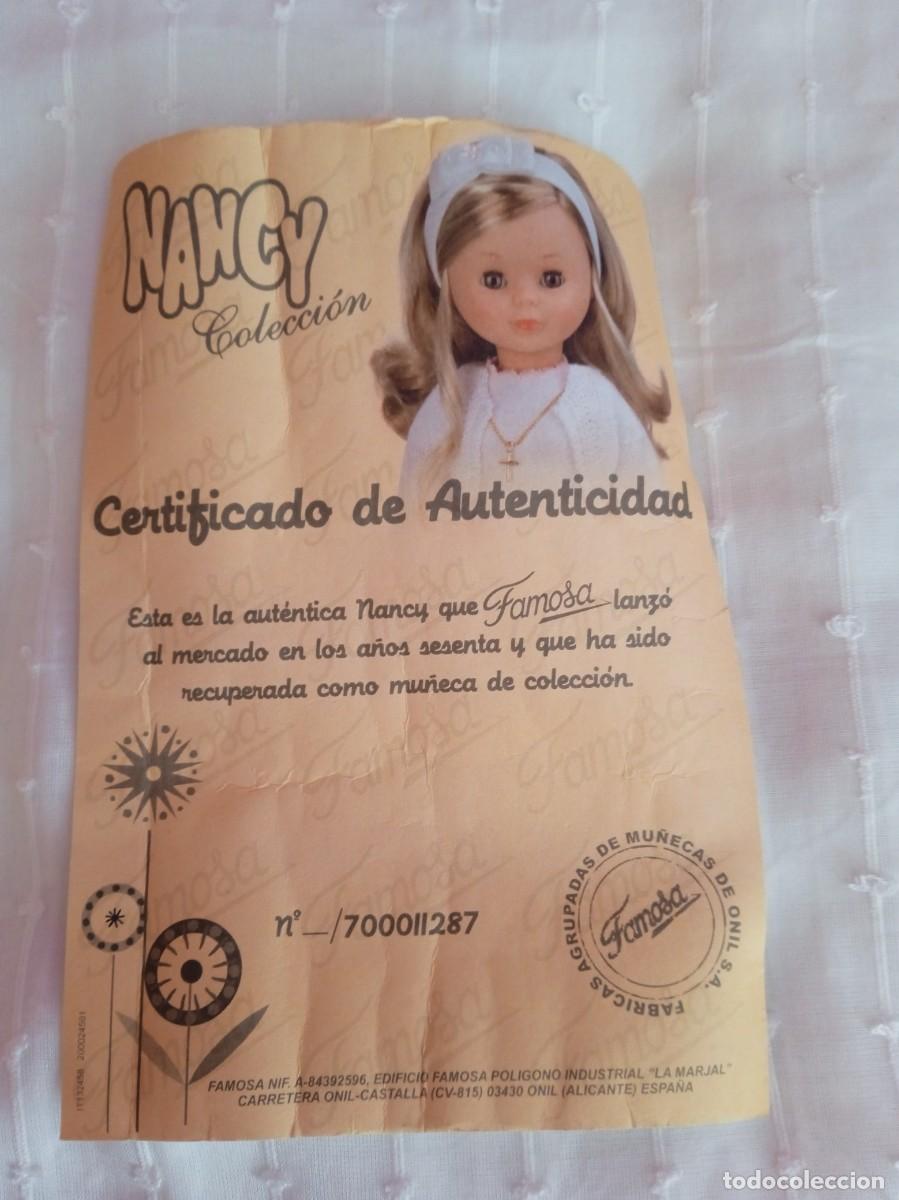 Mu&ntilde;ecas Nancy y Lucas: LOTE 2 CERTIFICADOS NANCY - Foto 4