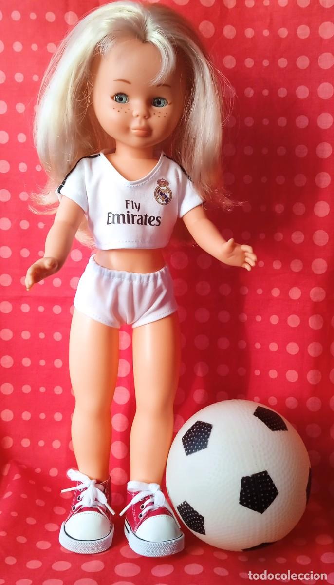 Mu&ntilde;ecas Nancy y Lucas: EQUIPACION REAL MADRID PARA NANCY - Foto 1