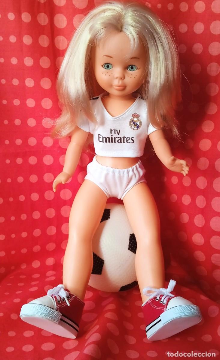 Mu&ntilde;ecas Nancy y Lucas: EQUIPACION REAL MADRID PARA NANCY - Foto 3