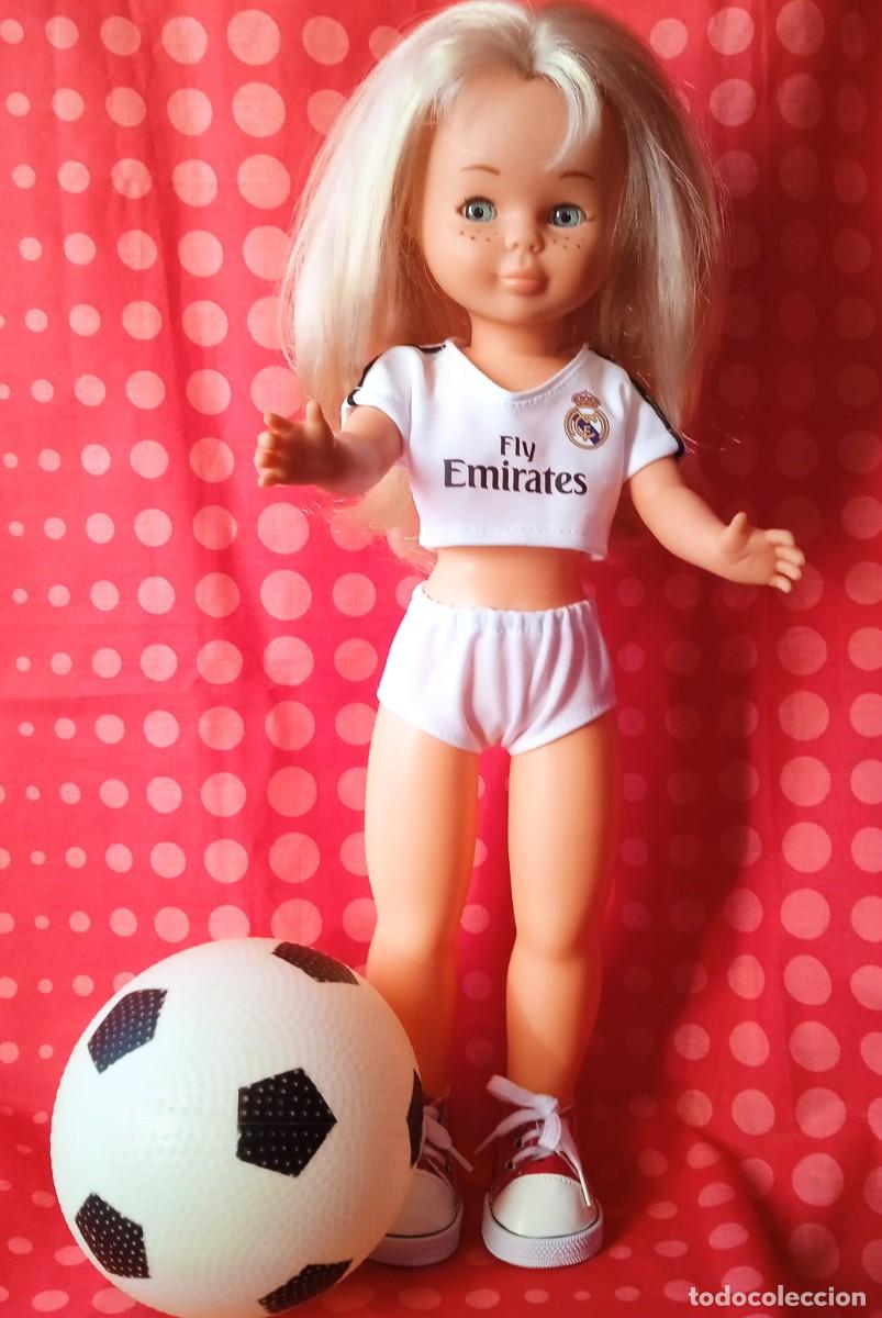 Mu&ntilde;ecas Nancy y Lucas: EQUIPACION REAL MADRID PARA NANCY - Foto 5