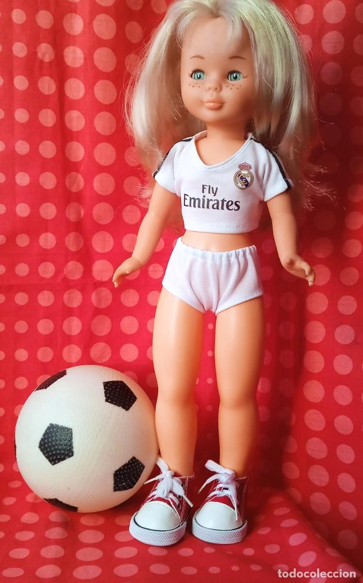 Mu&ntilde;ecas Nancy y Lucas: EQUIPACION REAL MADRID PARA NANCY - Foto 7