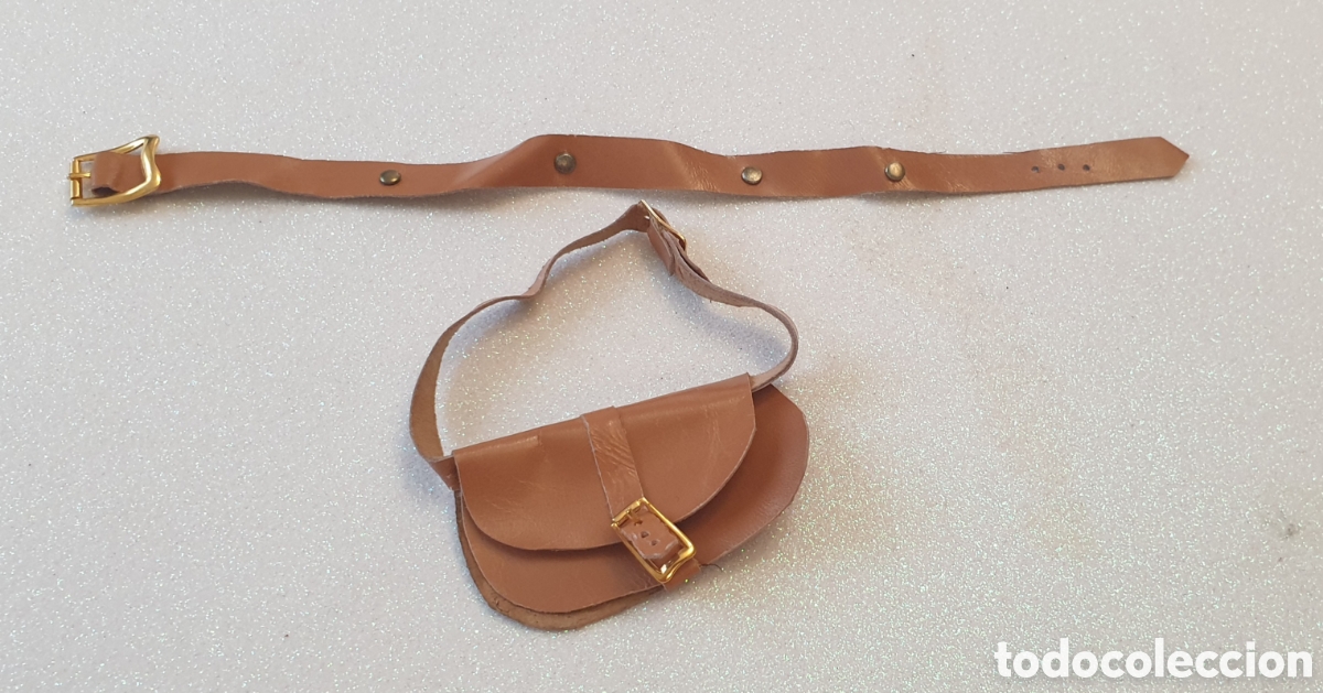 Mu&ntilde;ecas Nancy y Lucas: Bolso y cintur&oacute;n de la mu&ntilde;eca Nancy a&ntilde;os 69 - Foto 1
