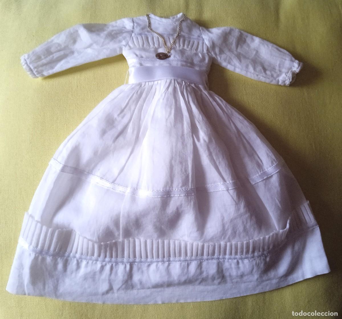 Mu&ntilde;ecas Nancy y Lucas: VESTIDO COMUNION NANCY A&Ntilde;OS 70 - Foto 7