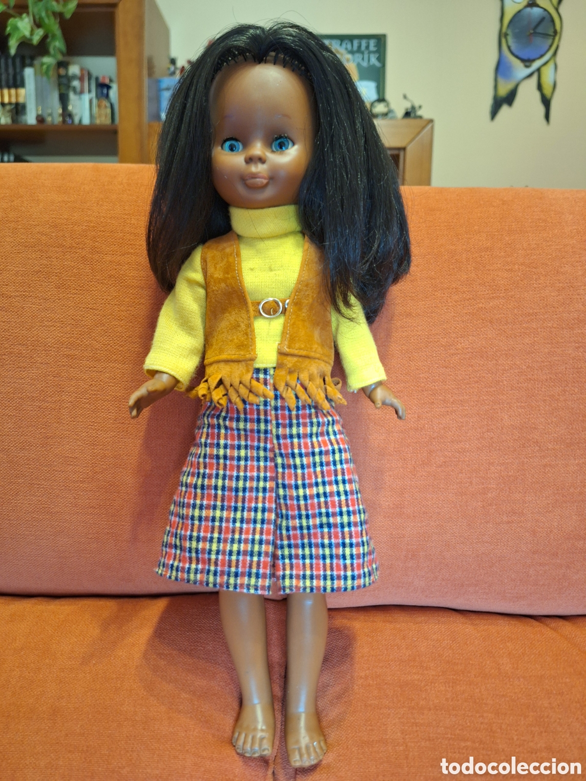 Mu&ntilde;ecas Nancy y Lucas: Nancy negra pie de lesly negrita, famosa - Foto 2