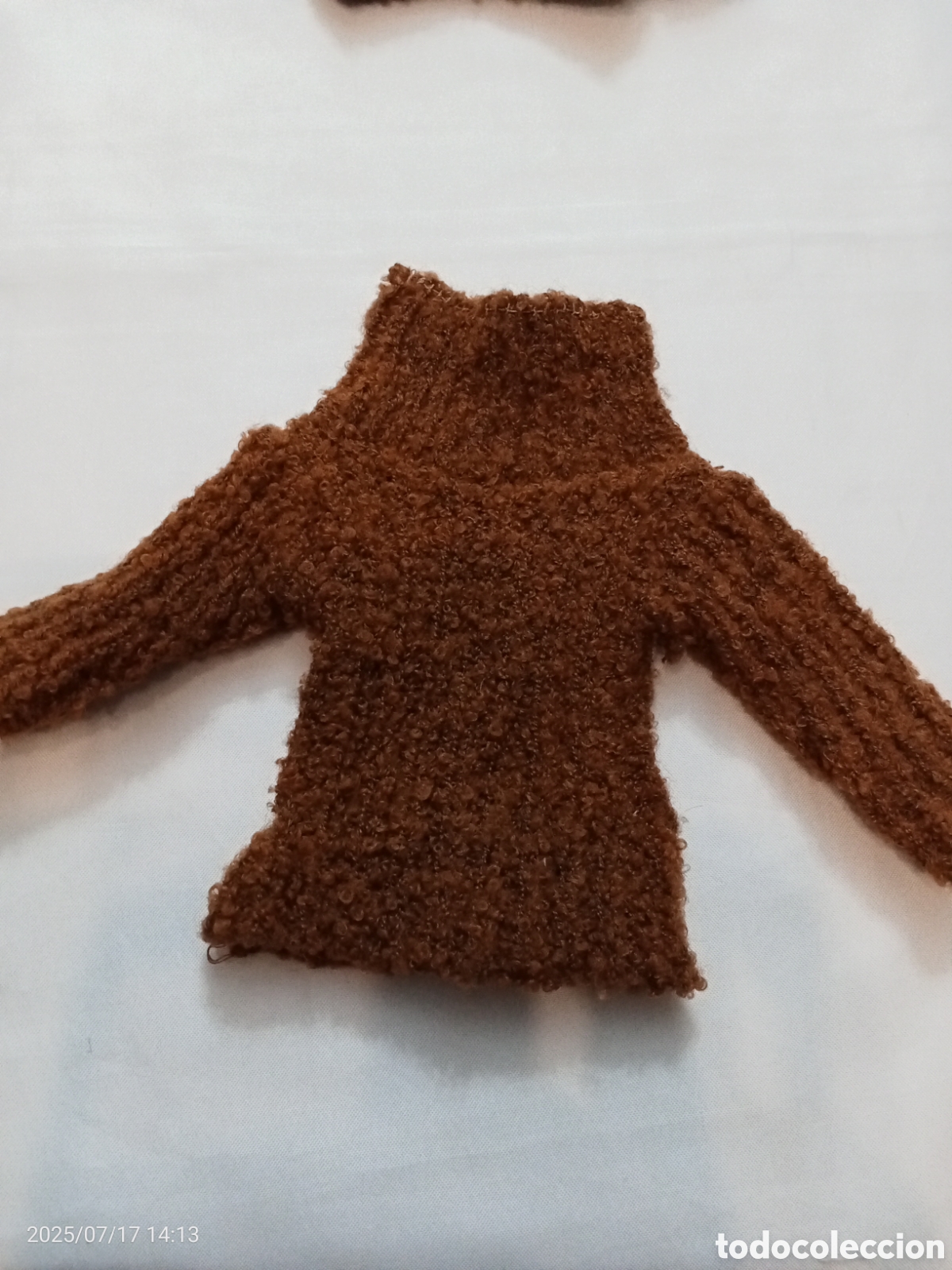 Mu&ntilde;ecas Nancy y Lucas: JERSEY Y GORRO MARR&Oacute;N PARA LA NANCY - Foto 5
