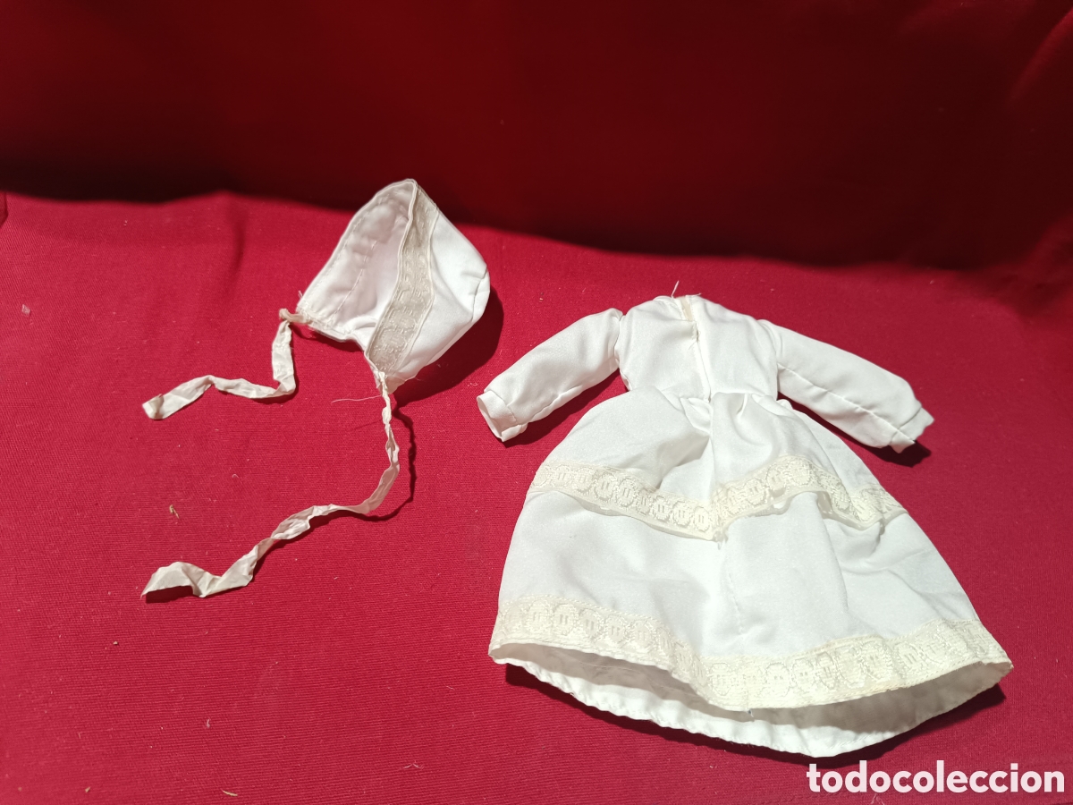 Mu&ntilde;ecas Nancy y Lucas: Vestido comuni&oacute;n nancy con gorro - Foto 3