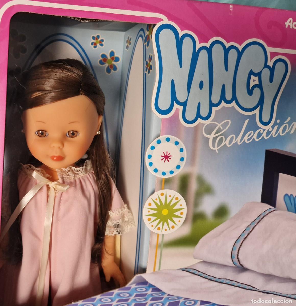 Mu&ntilde;ecas Nancy y Lucas: Nancy y su Cama con Accesorio de Madera 1974 - Foto 2