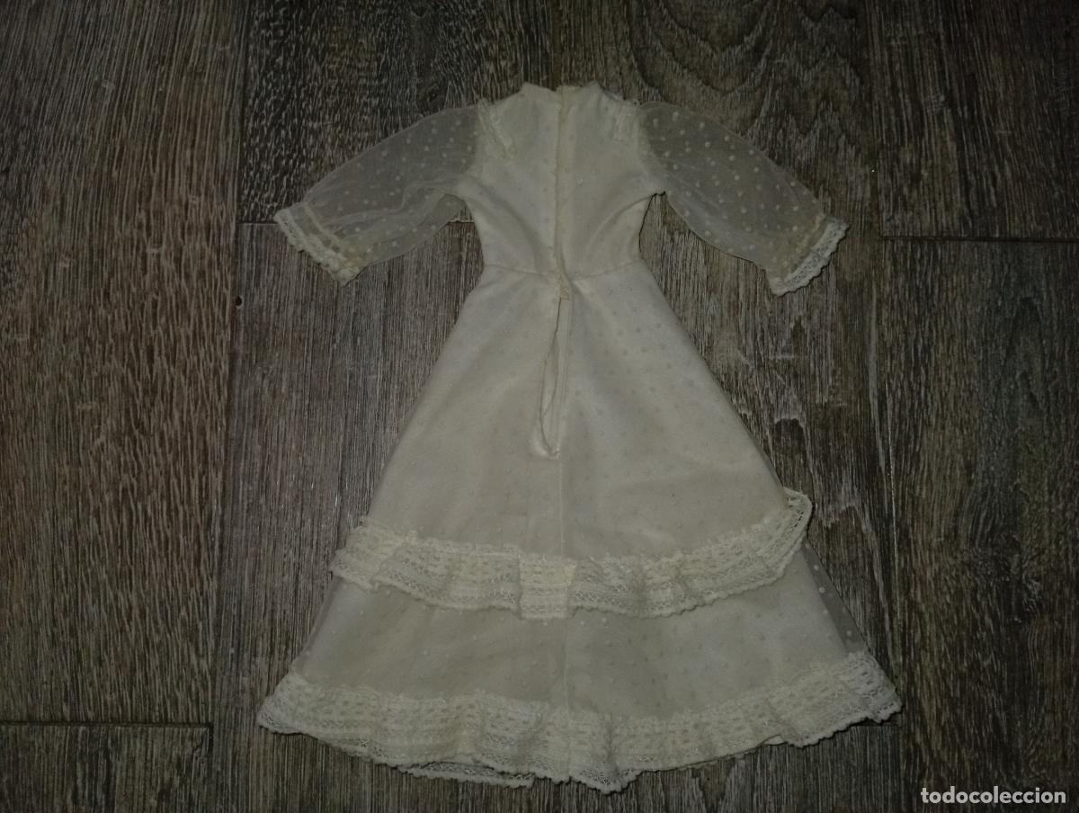 Mu&ntilde;ecas Nancy y Lucas: Vestido de mu&ntilde;eca Nancy nostalgia blanco - Foto 4