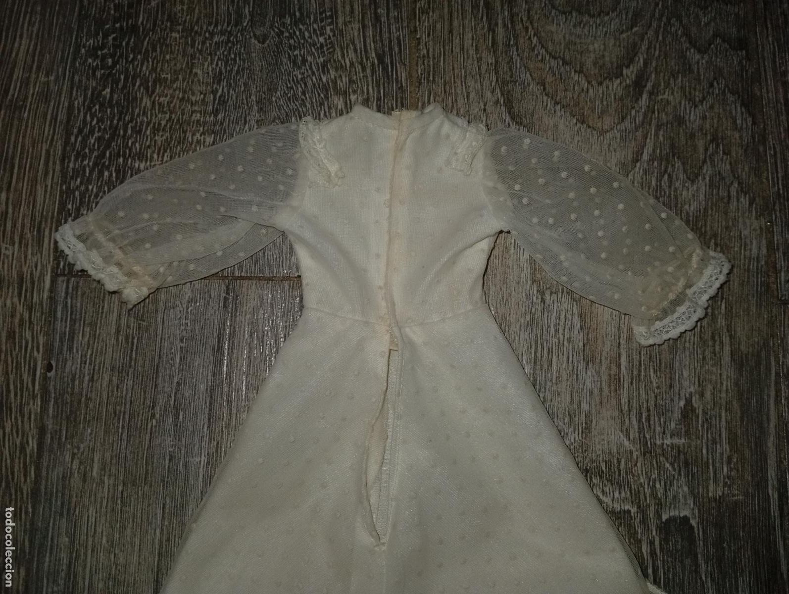 Mu&ntilde;ecas Nancy y Lucas: Vestido de mu&ntilde;eca Nancy nostalgia blanco - Foto 5