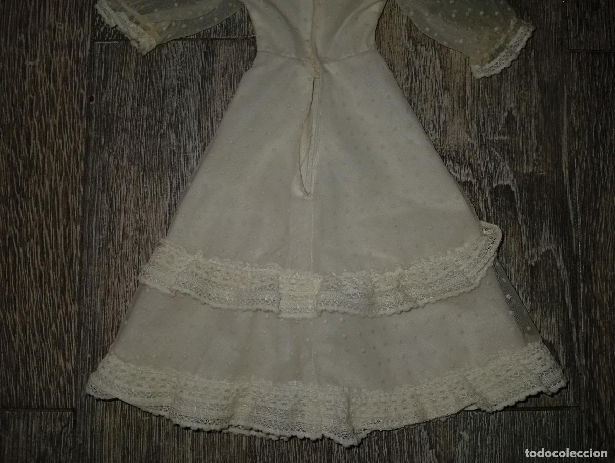 Mu&ntilde;ecas Nancy y Lucas: Vestido de mu&ntilde;eca Nancy nostalgia blanco - Foto 6