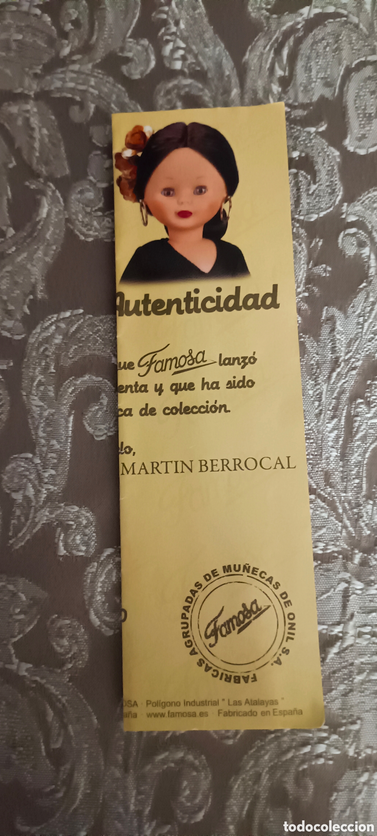 Mu&ntilde;ecas Nancy y Lucas: Certificado autenticidad Nancy - Foto 1