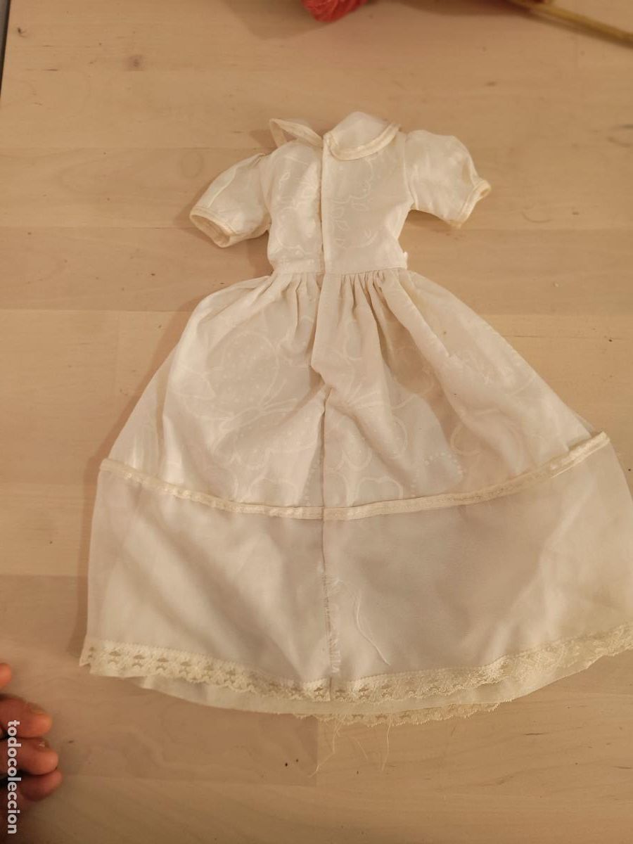 Mu&ntilde;ecas Nancy y Lucas: nancy vestido comunion a&ntilde;os 90 - Foto 2
