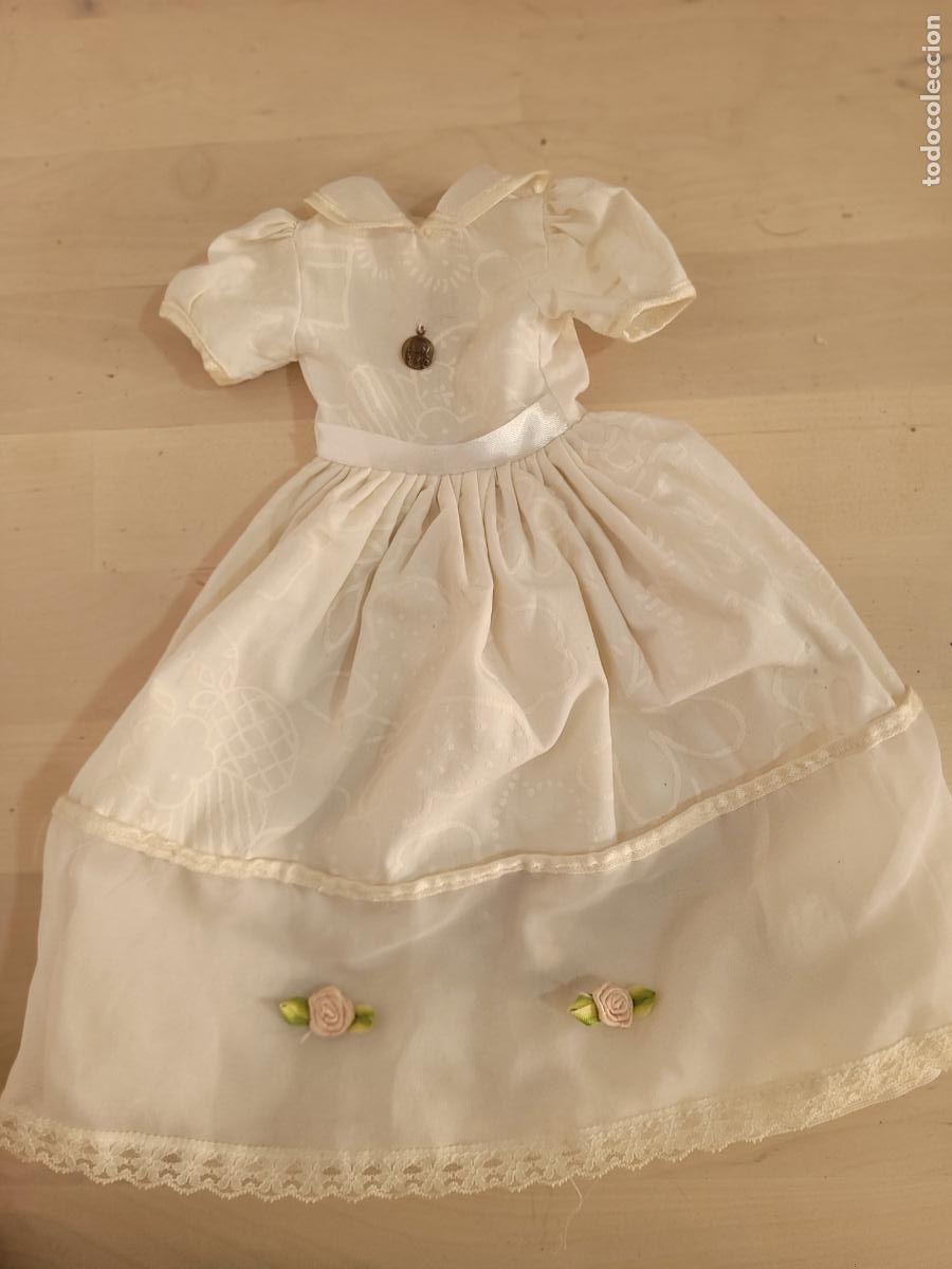 Mu&ntilde;ecas Nancy y Lucas: nancy vestido comunion a&ntilde;os 90 - Foto 1
