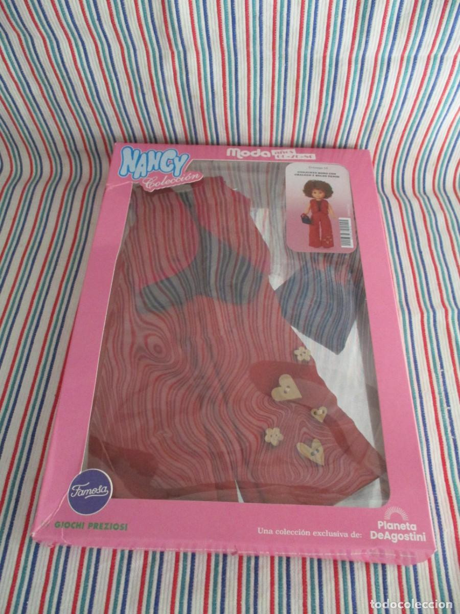 Mu&ntilde;ecas Nancy y Lucas: NANCY COLECCION, CONJUNTO BOHO CON CHALECO Y BOLSO DENIM, NUM 14 - Foto 3
