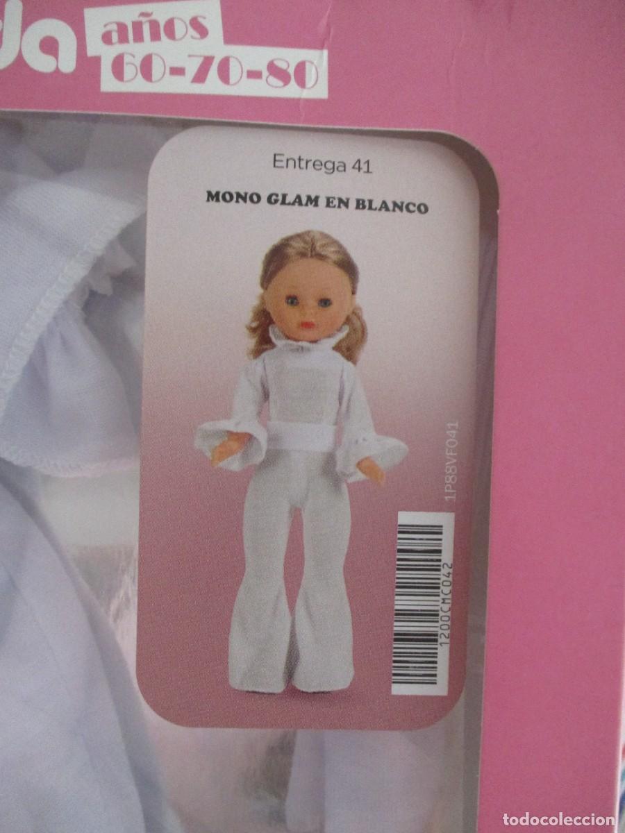 Mu&ntilde;ecas Nancy y Lucas: NANCY COLECCION CONJUNTO MONO GLAM EN BLANCO, NUM 41 - Foto 2
