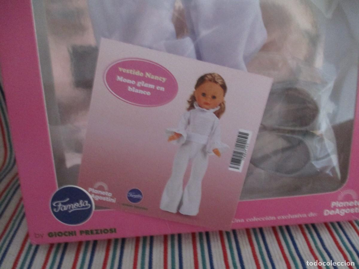 Mu&ntilde;ecas Nancy y Lucas: NANCY COLECCION CONJUNTO MONO GLAM EN BLANCO, NUM 41 - Foto 10
