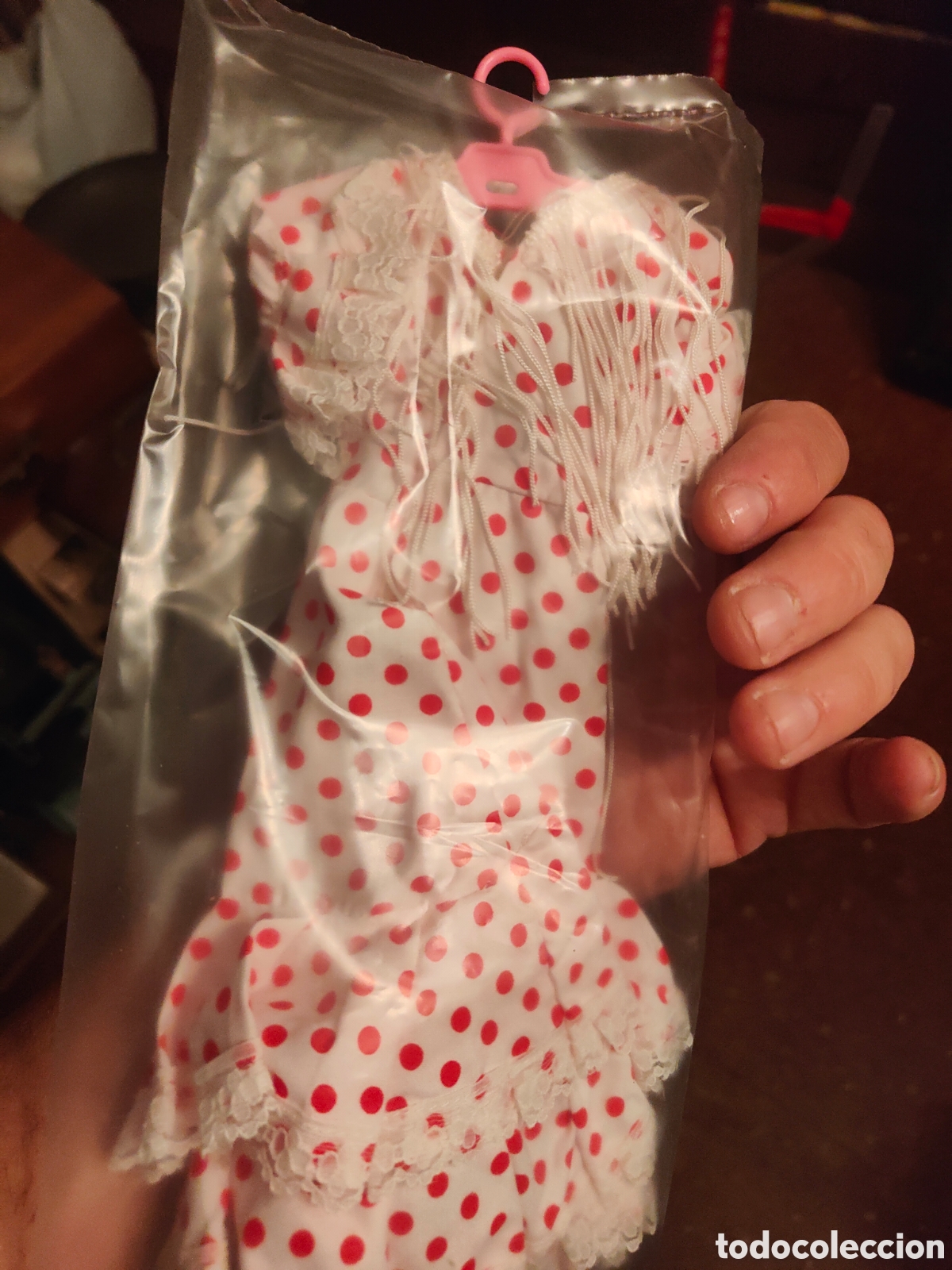 Mu&ntilde;ecas Nancy y Lucas: VESTIDO FLAMENCA LESLY COMPLETO - Foto 4