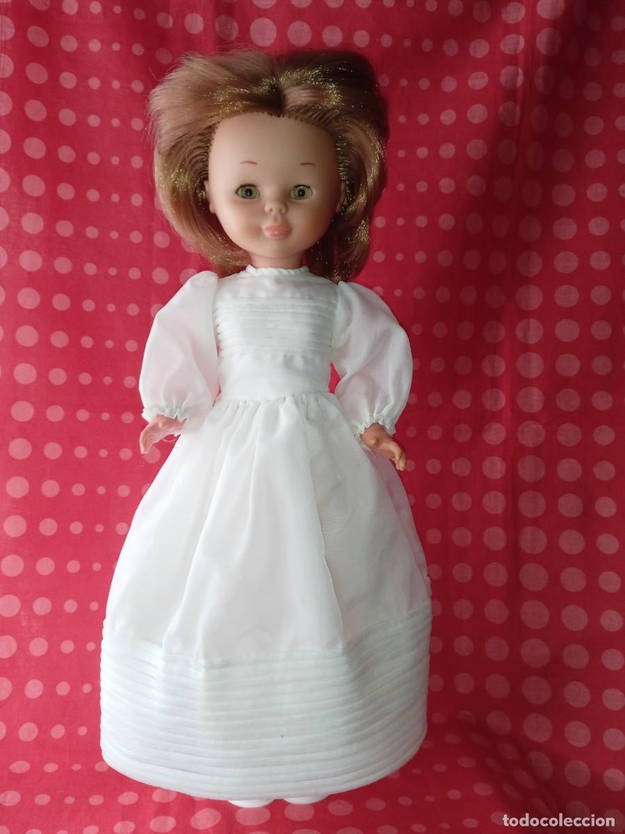 Mu&ntilde;ecas Nancy y Lucas: VESTIDO COMUNION A&Ntilde;OS 70 - Foto 2