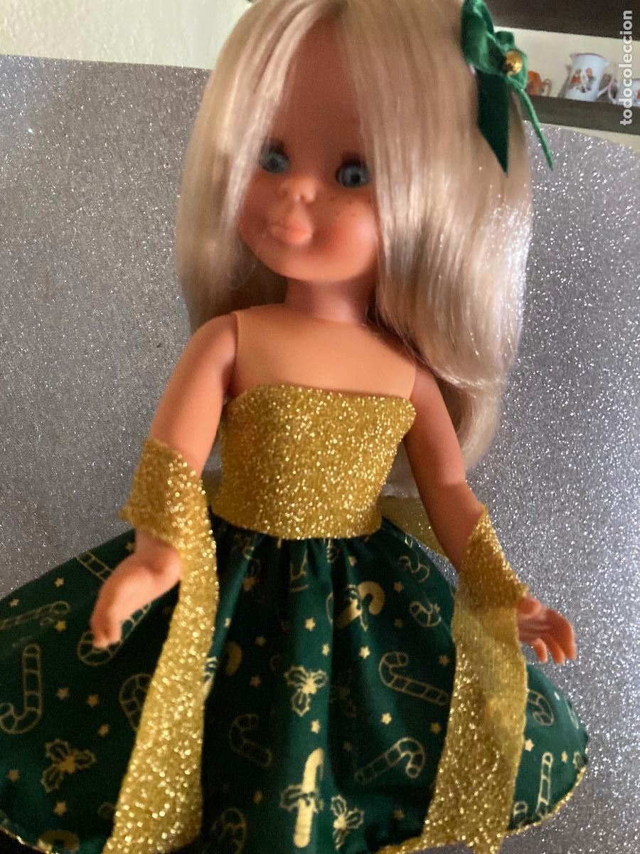 Mu&ntilde;ecas Nancy y Lucas: Vestido navide&ntilde;o para mu&ntilde;eca Nancy - Foto 3