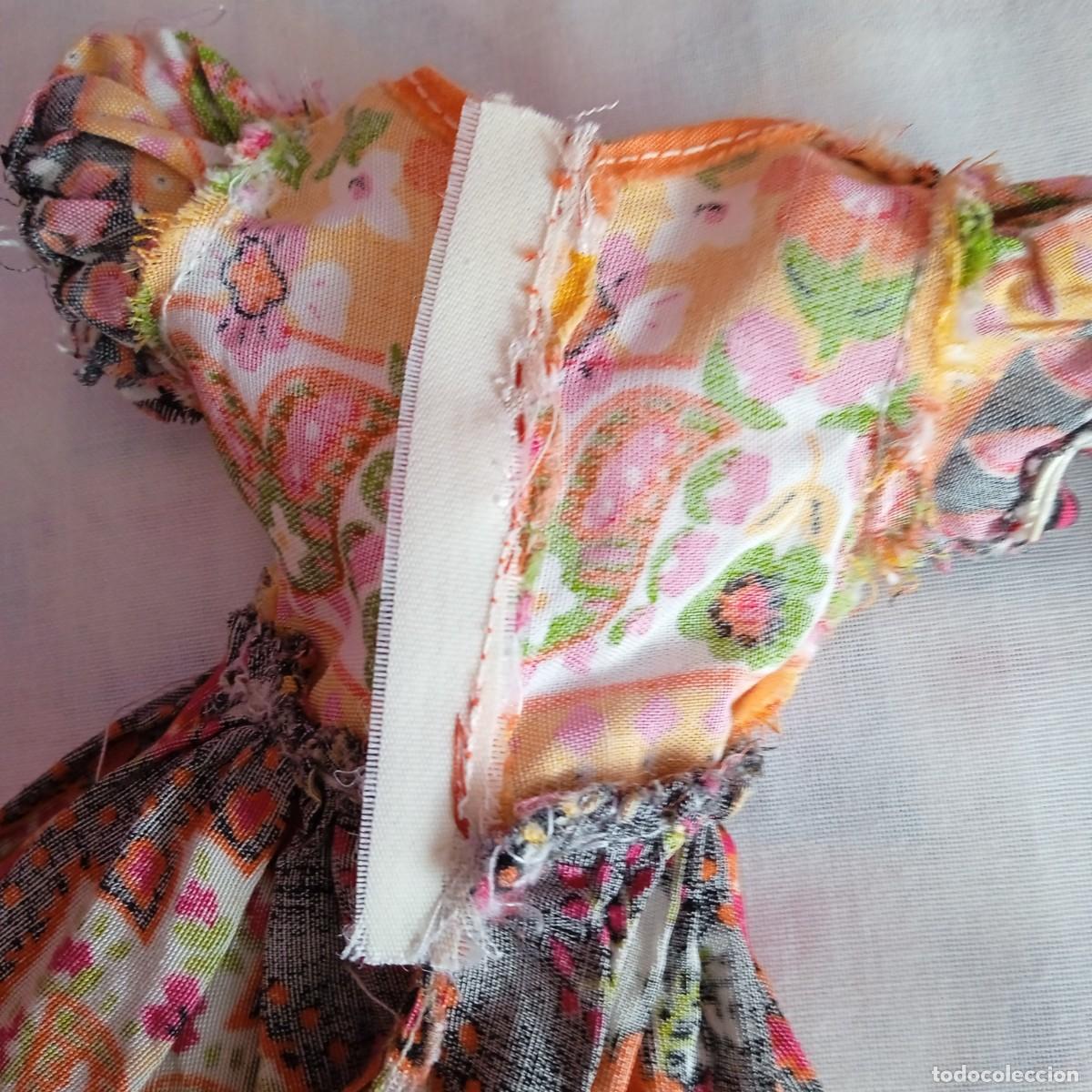 Mu&ntilde;ecas Nancy y Lucas: VESTIDO FLORES DE LARGO NANCY-A&Ntilde;OS 70 - Foto 7