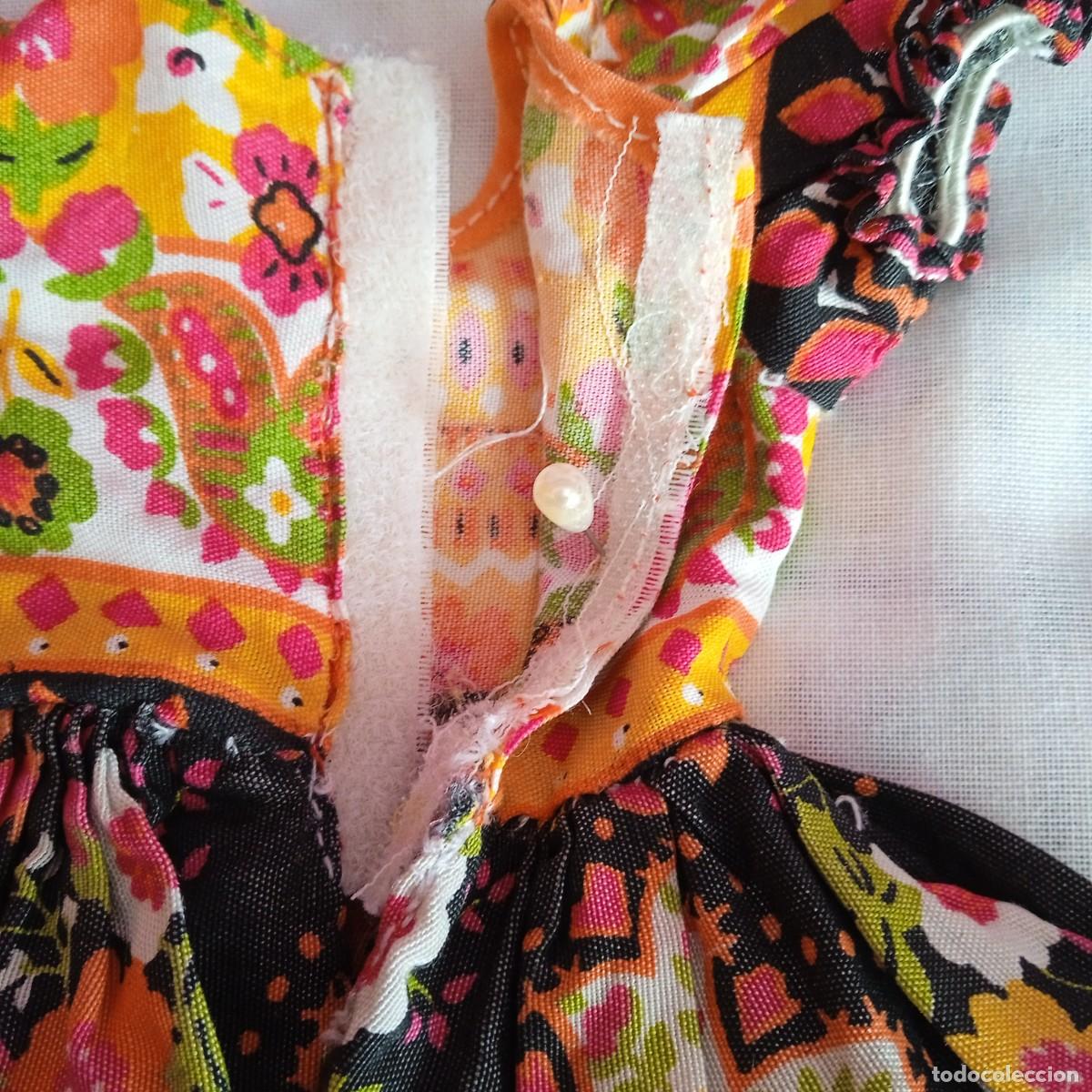 Mu&ntilde;ecas Nancy y Lucas: VESTIDO FLORES DE LARGO NANCY-A&Ntilde;OS 70 - Foto 10