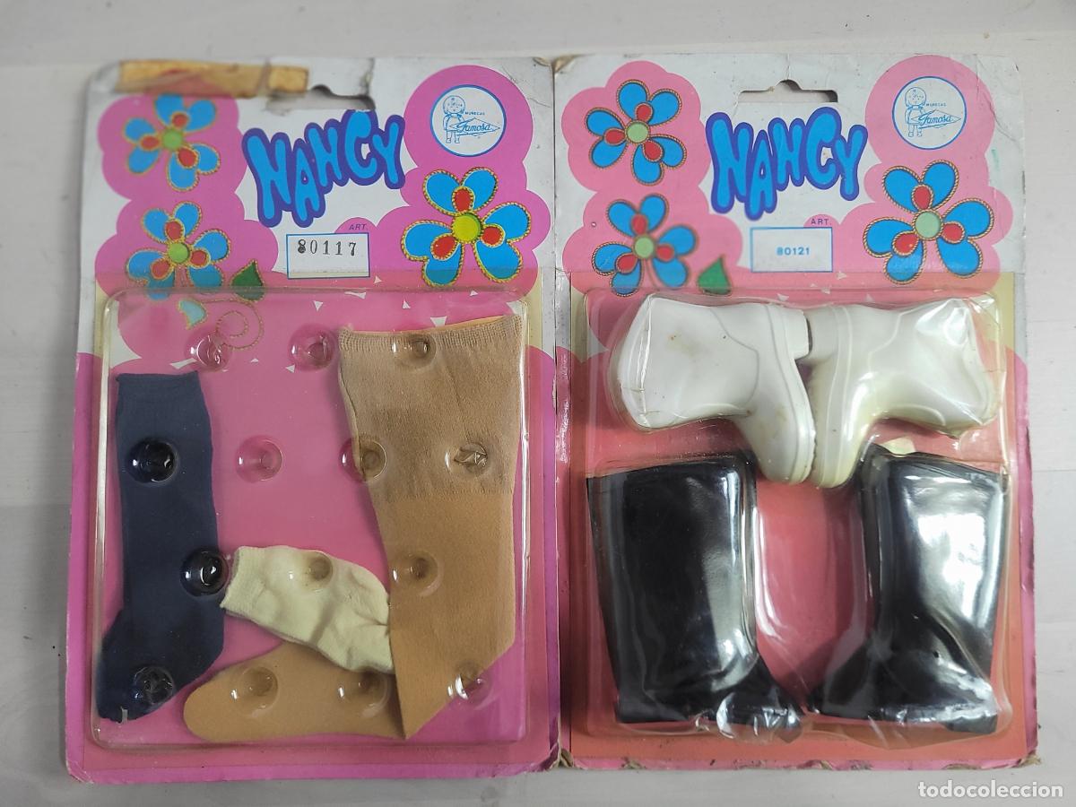 Mu&ntilde;ecas Nancy y Lucas: nancy 2 blister + botas + medias - Foto 1