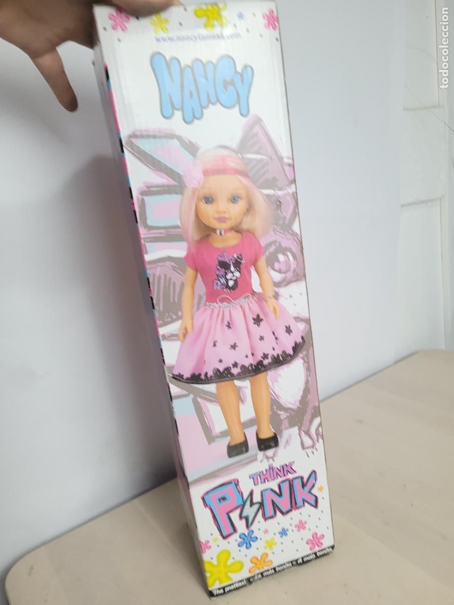 Mu&ntilde;ecas Nancy y Lucas: nancy think pink en caja - Foto 2