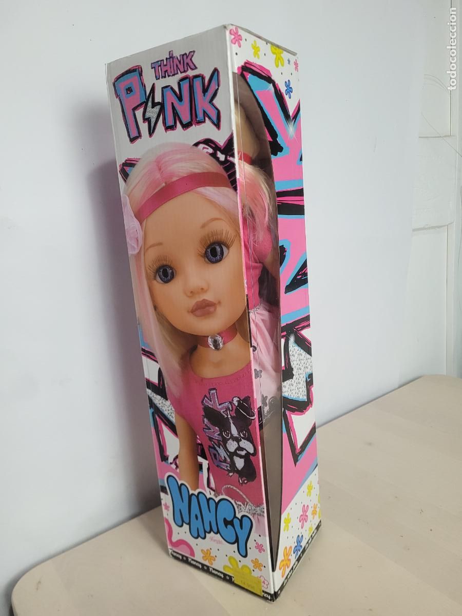 Mu&ntilde;ecas Nancy y Lucas: nancy think pink en caja - Foto 4