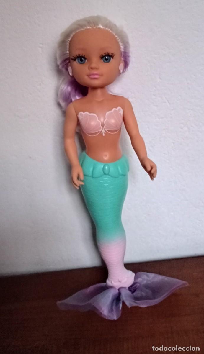Mu&ntilde;ecas Nancy y Lucas: MU&Ntilde;ECA NANCY SIRENA CON COLA DE PLASTICO Y TELA. - Foto 1