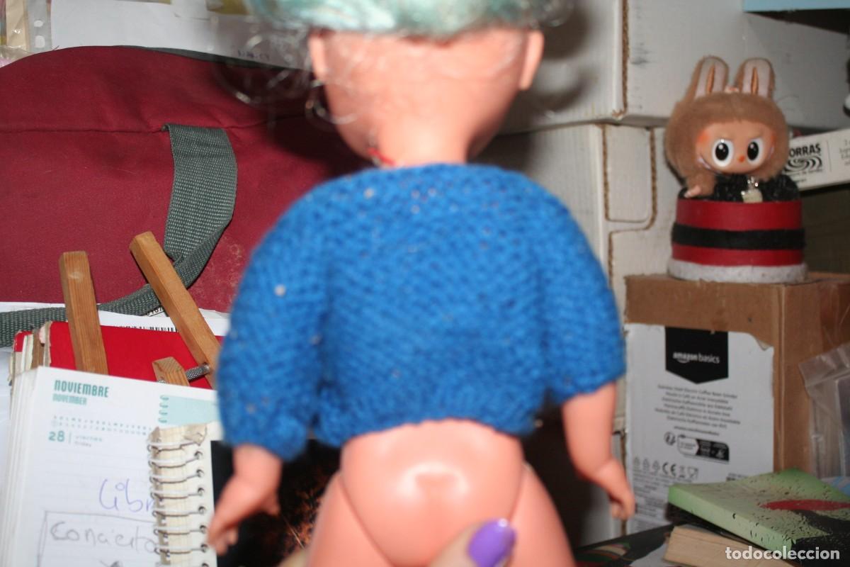 Mu&ntilde;ecas Nancy y Lucas: chaqueta casera punto mu&ntilde;eca nancy - Foto 2