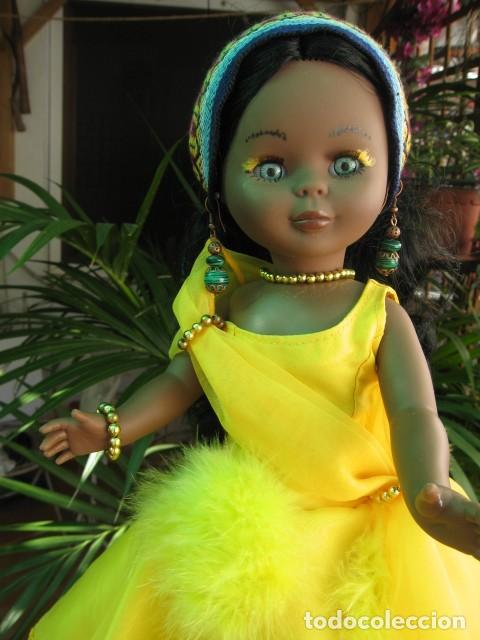 Mu&ntilde;ecas Nancy y Lucas: Nancy customizada como Modelo Africa Quiron - Foto 1