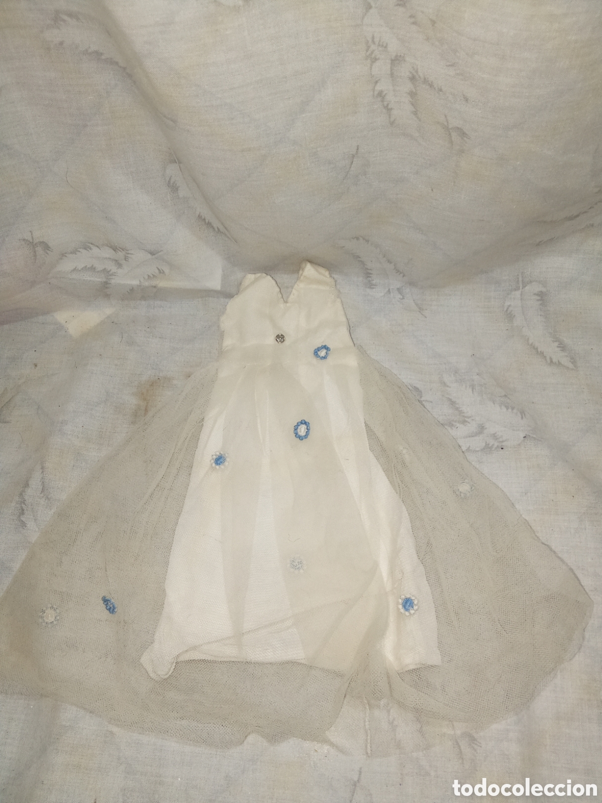 Mu&ntilde;ecas Nancy y Lucas: VESTIDO BLANCO PARA NANCY - Foto 1