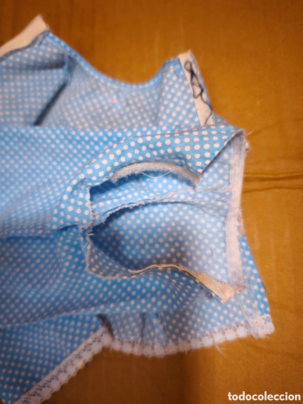 Mu&ntilde;ecas Nancy y Lucas: Pijama Azul topos Nancy - Foto 2