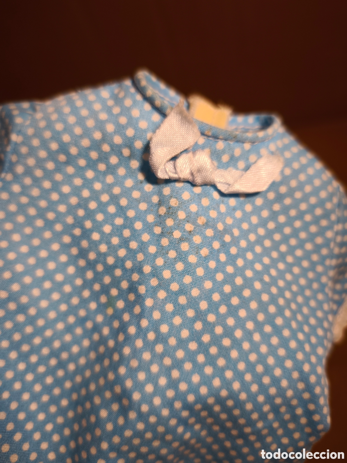Mu&ntilde;ecas Nancy y Lucas: Pijama Azul topos Nancy - Foto 4