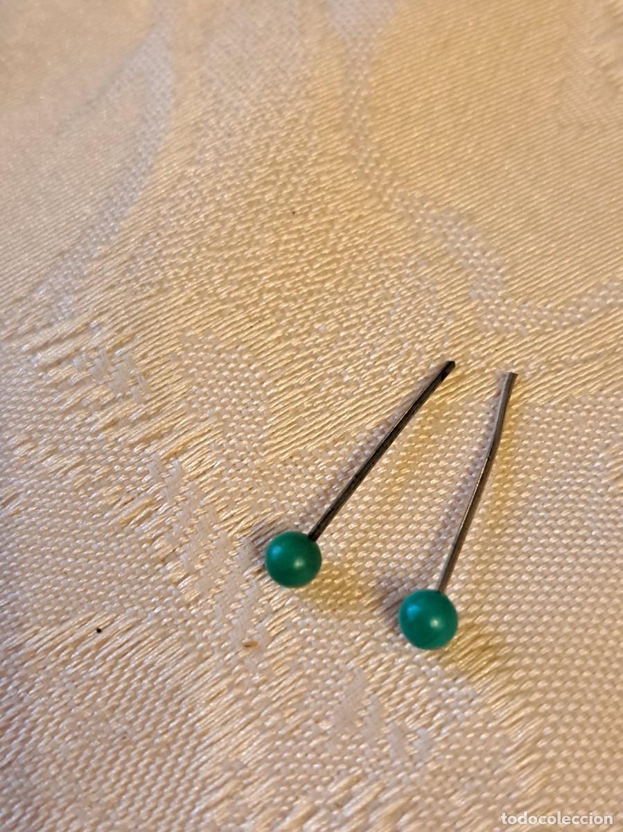 Mu&ntilde;ecas Nancy y Lucas: Pendientes de perla Nancy color verde - Foto 3