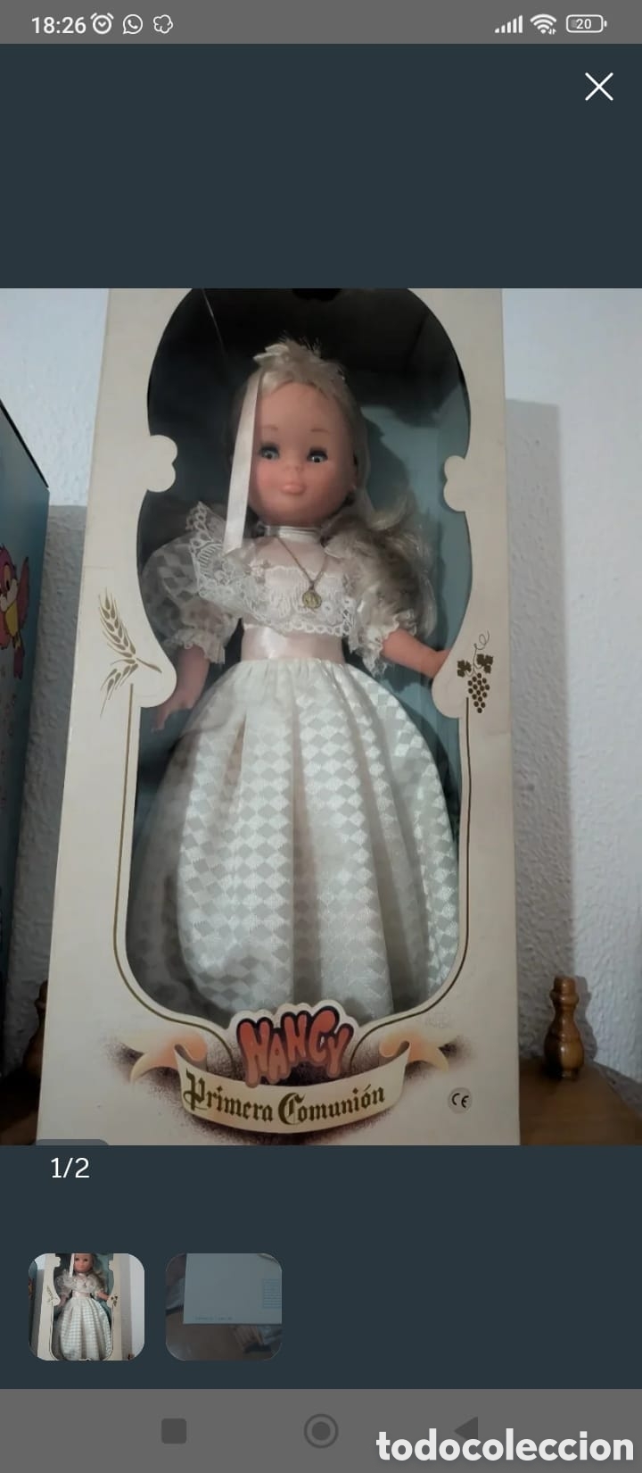 Mu&ntilde;ecas Nancy y Lucas: vestido nancy comunion 1983 - Foto 4