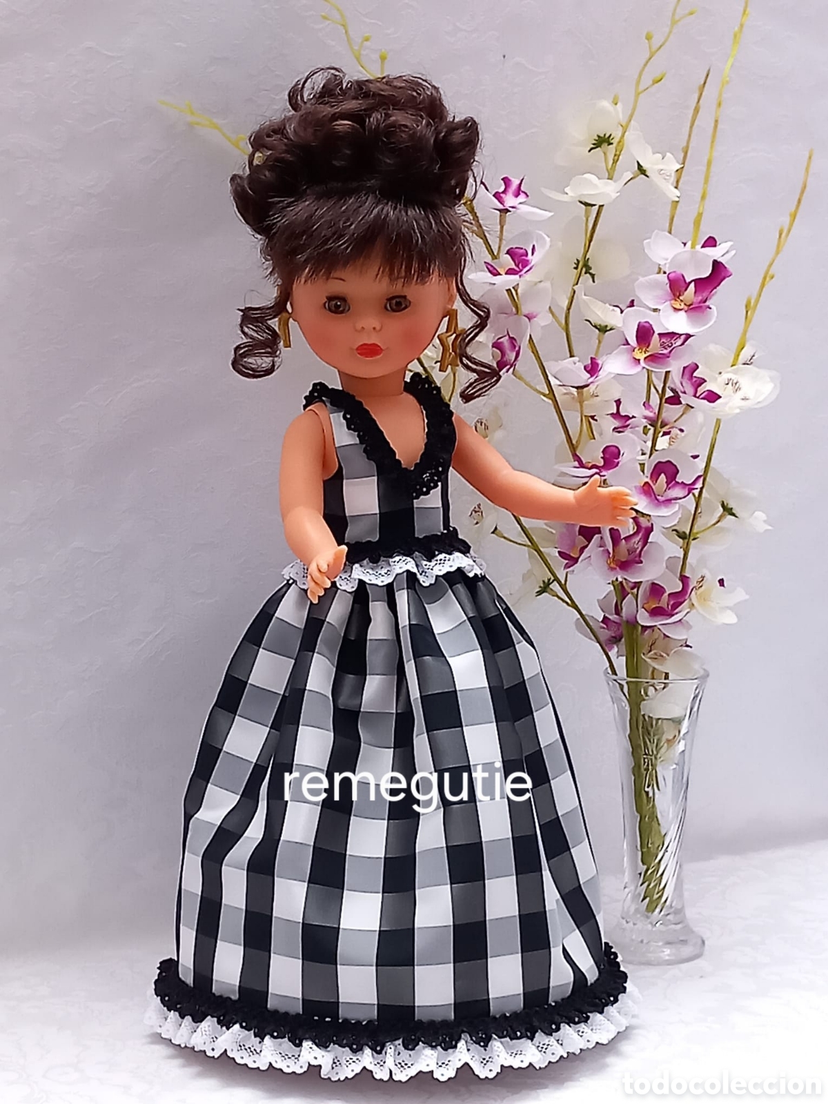 Mu&ntilde;ecas Nancy y Lucas: Vestido para nancy confeccionado - Foto 3