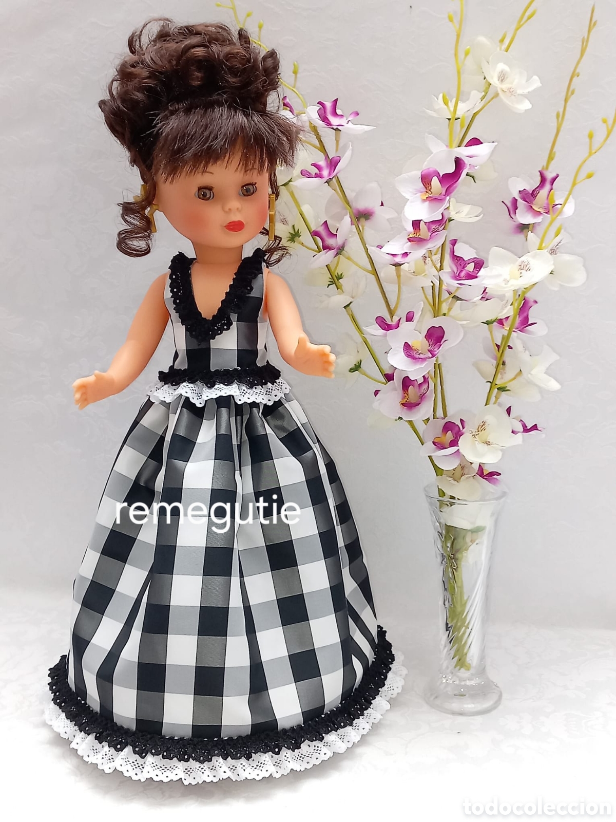 Mu&ntilde;ecas Nancy y Lucas: Vestido para nancy confeccionado - Foto 1