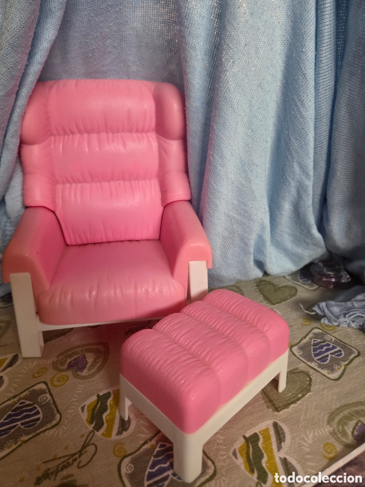Mu&ntilde;ecas Nancy y Lucas: Sofa y puf Gloria. Ideal para Nancy - Foto 2