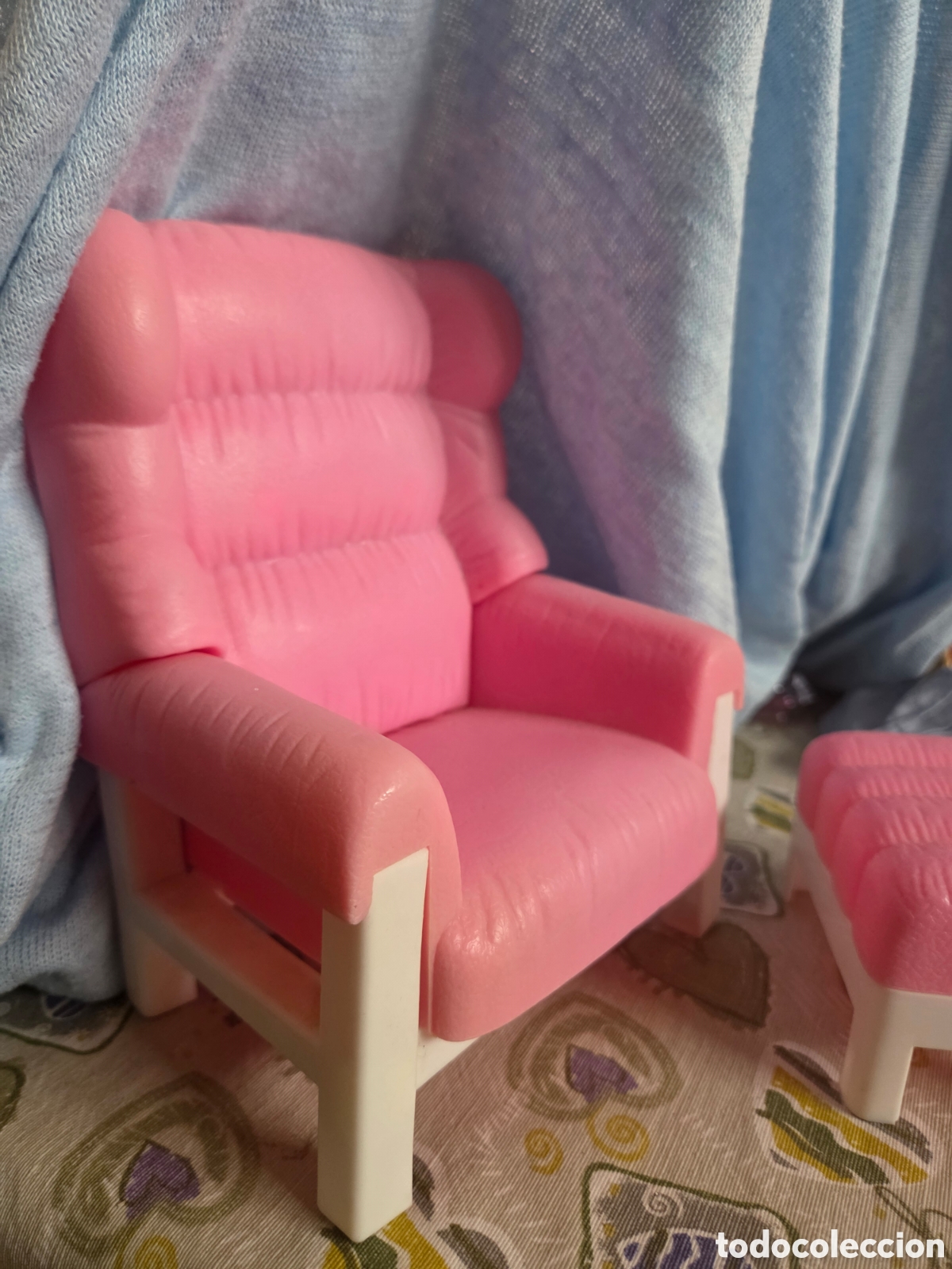 Mu&ntilde;ecas Nancy y Lucas: Sofa y puf Gloria. Ideal para Nancy - Foto 3