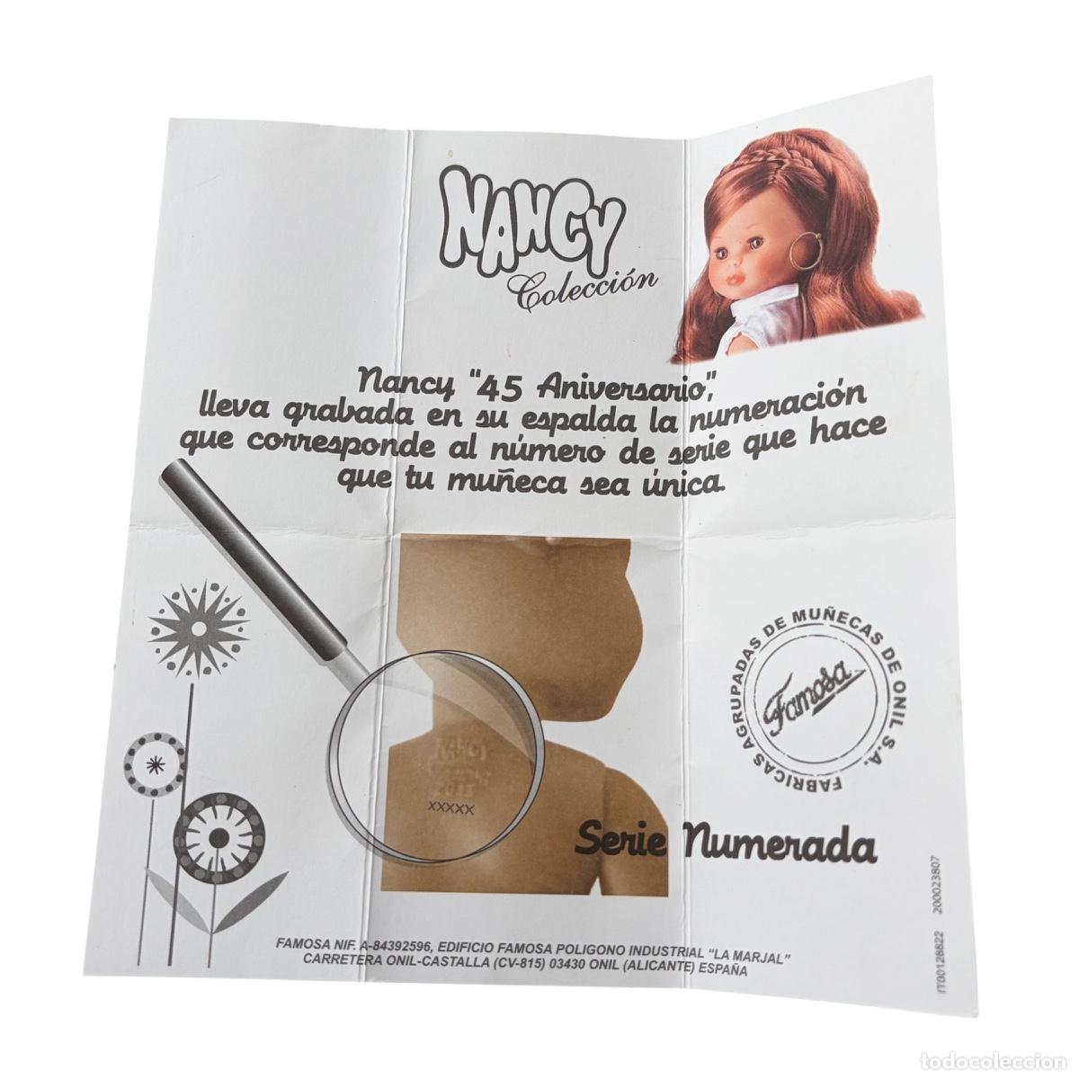Mu&ntilde;ecas Nancy y Lucas: Conjunto reedicion Nancy Gran Gala con certificado - Foto 3