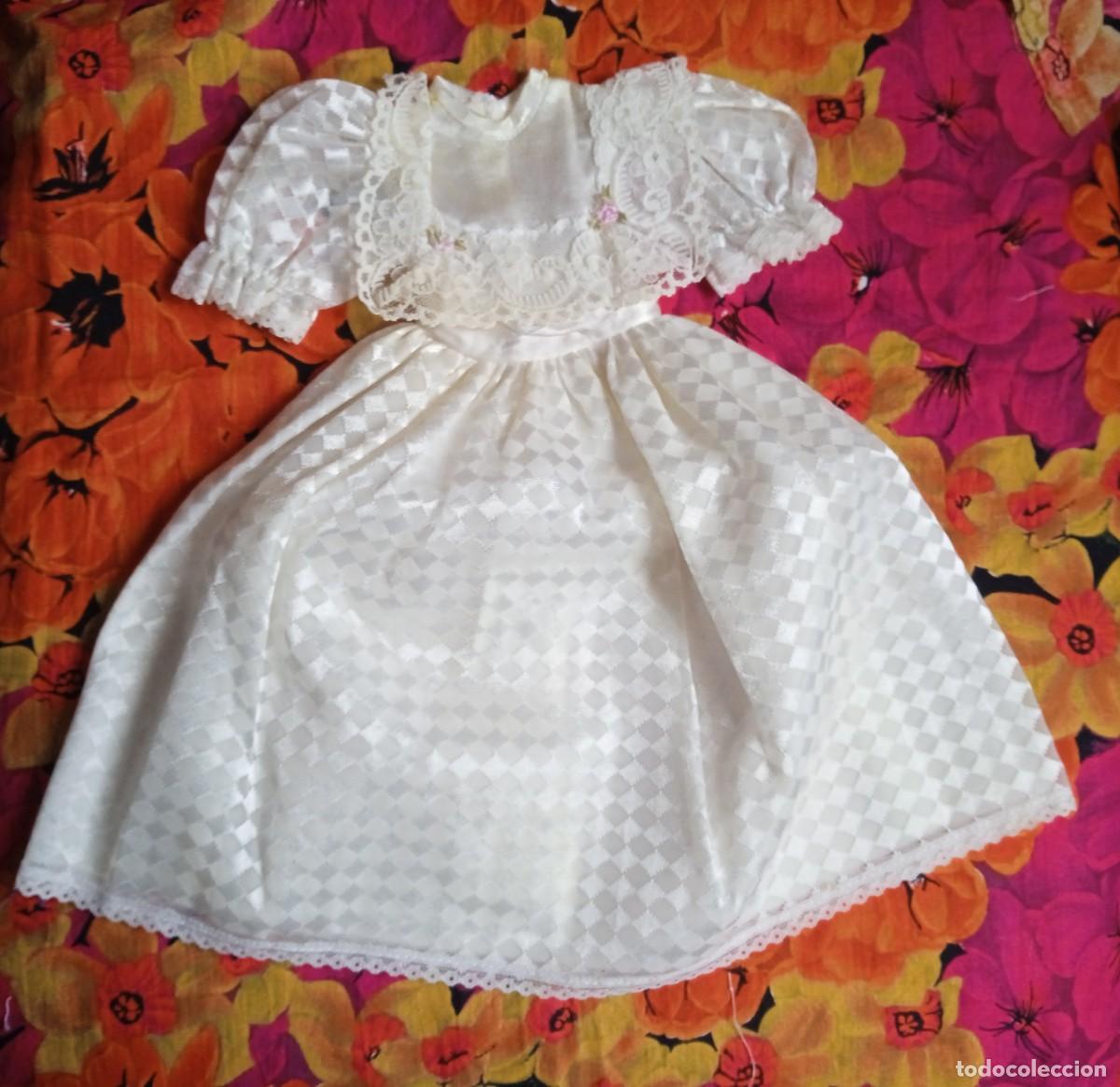 Mu&ntilde;ecas Nancy y Lucas: VESTIDO COMUNION NANCY-A&Ntilde;OS 70 - Foto 1