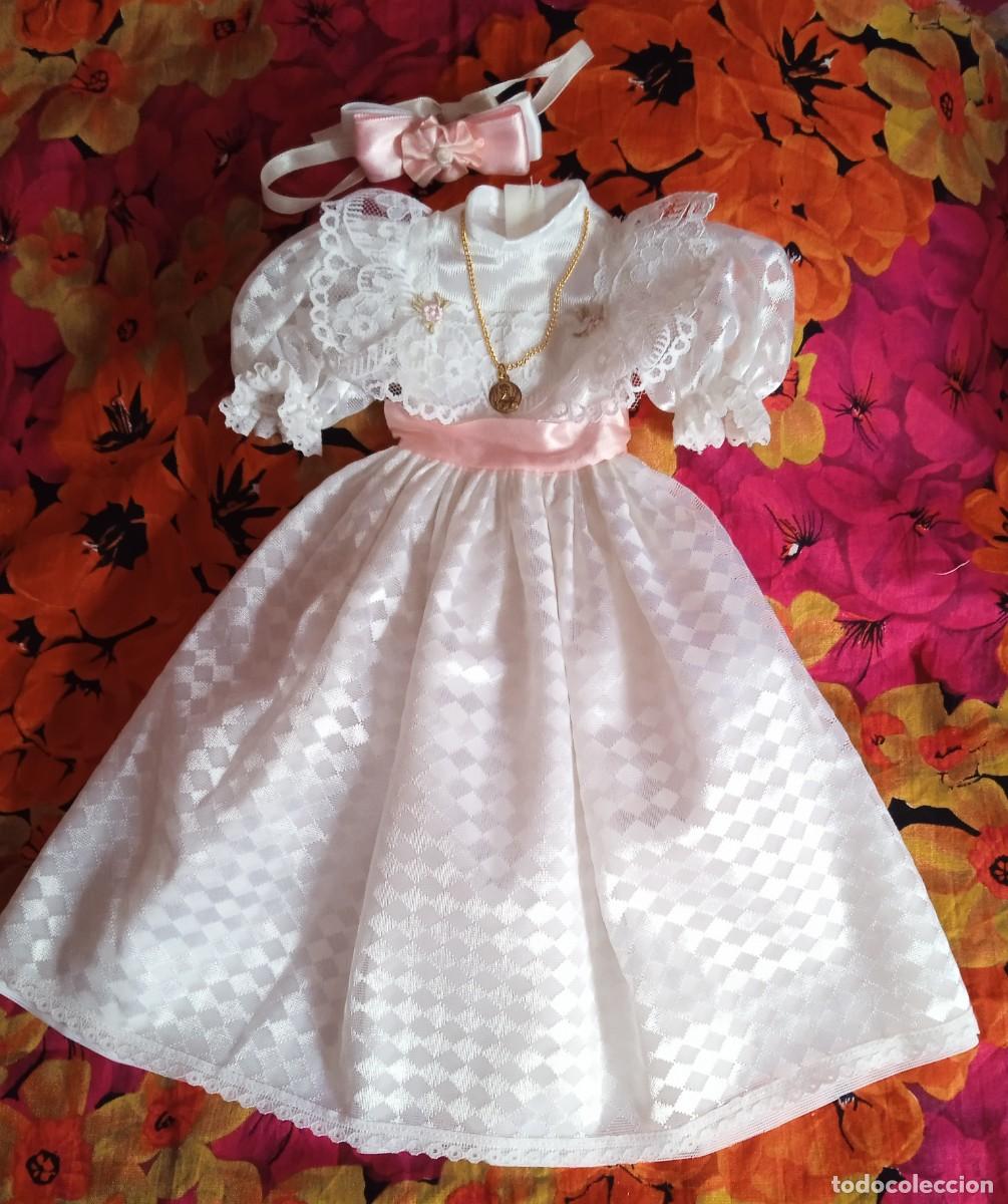 Mu&ntilde;ecas Nancy y Lucas: VESTIDO COMUNION NANCY A&Ntilde;OS 70 - Foto 7