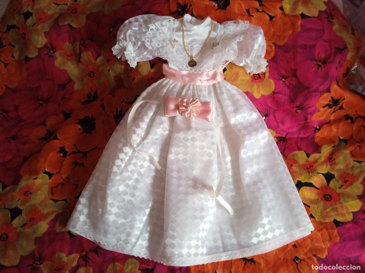 Mu&ntilde;ecas Nancy y Lucas: VESTIDO COMUNION NANCY A&Ntilde;OS 70 - Foto 13