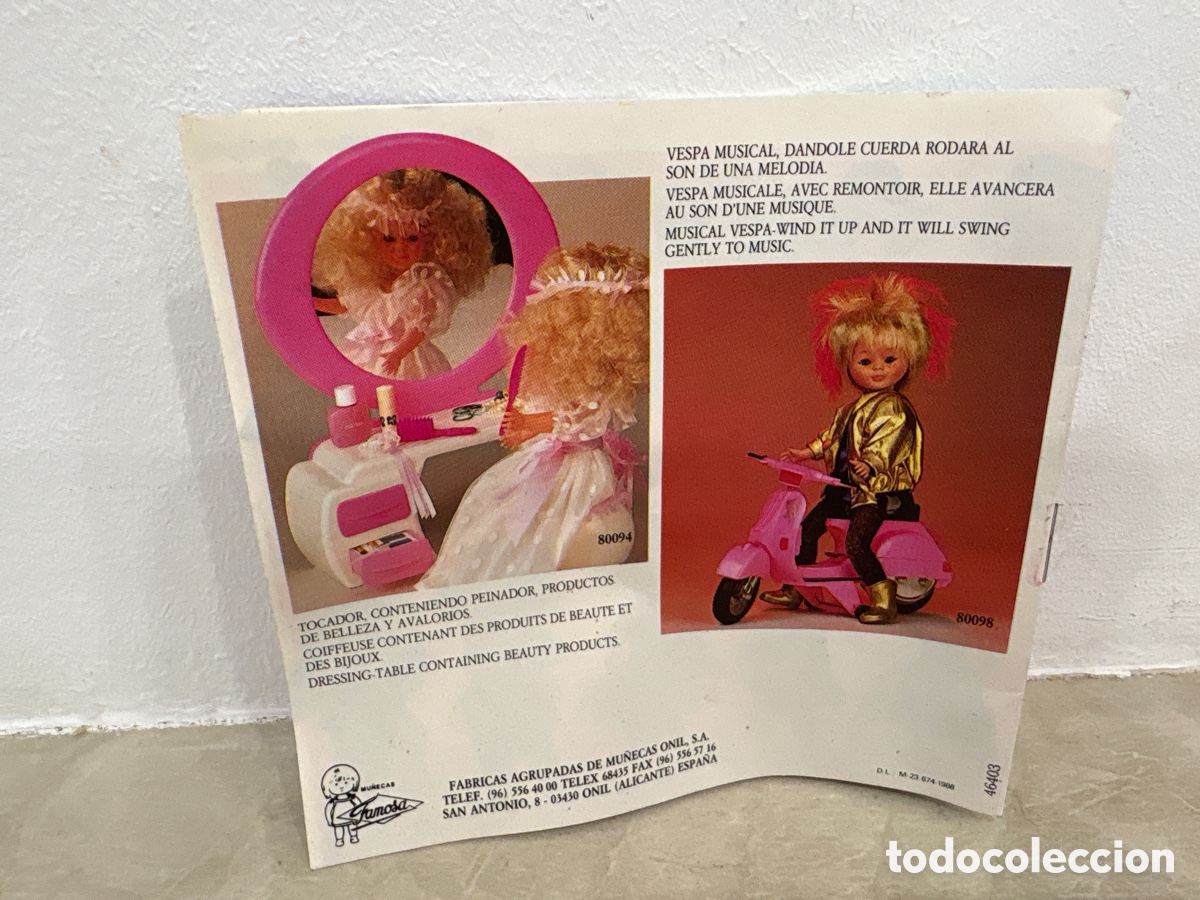 Mu&ntilde;ecas Nancy y Lucas: Cat&aacute;logo con cinco p&aacute;ginas de la mu&ntilde;eca Nancy, - Foto 2