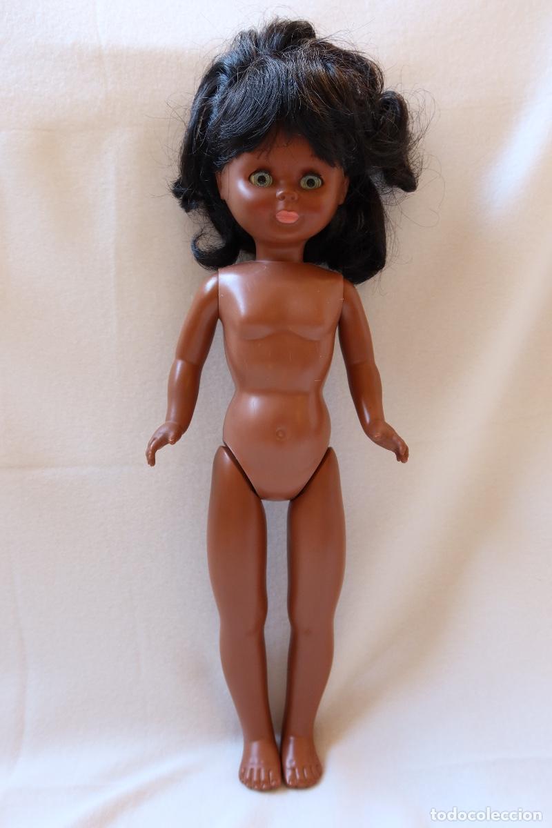 Mu&ntilde;ecas Nancy y Lucas: Mu&ntilde;eca Nancy negra original a&ntilde;os 70 - Foto 1
