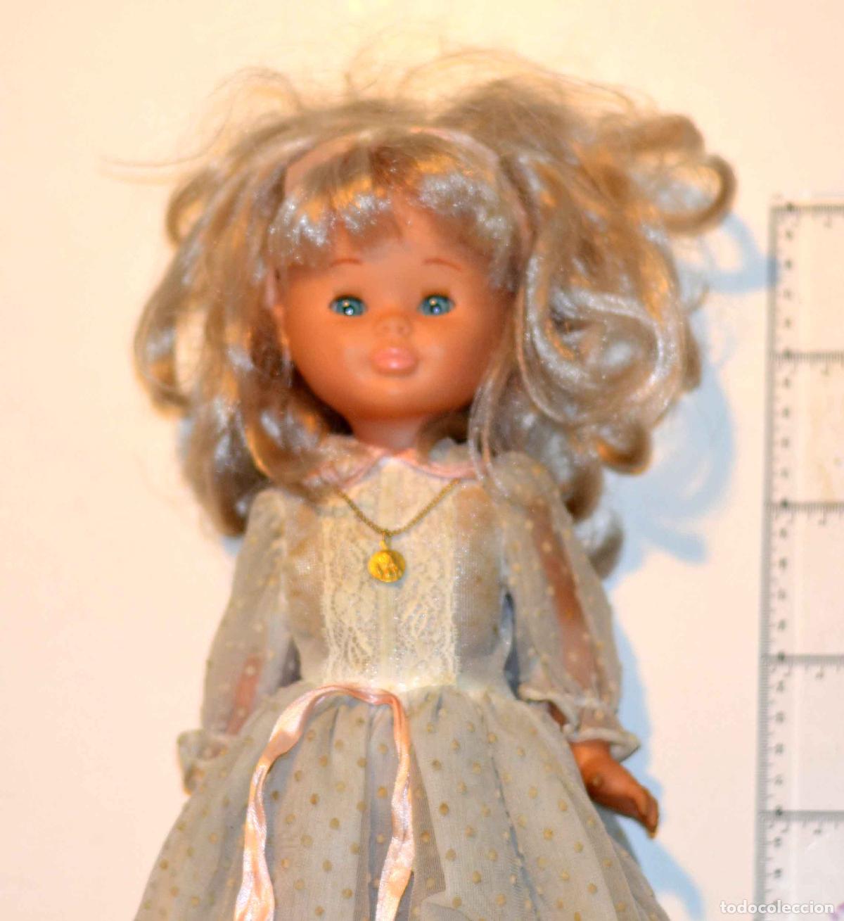 Mu&ntilde;ecas Nancy y Lucas: NANCY COMUNI&Oacute;N - ORIGINAL - 1970,S - VESTIDO ROSA Y BLANCO. - Foto 2
