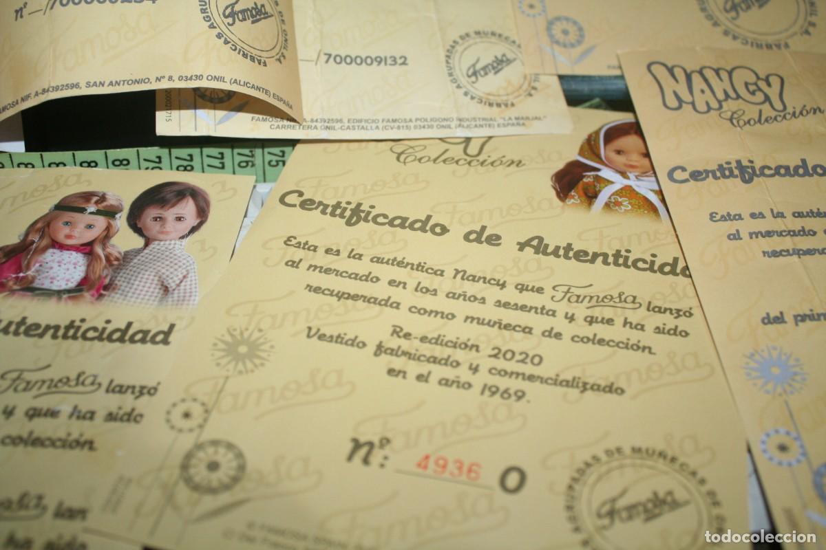 Mu&ntilde;ecas Nancy y Lucas: certificados originales mu&ntilde;eca nancy - Foto 4